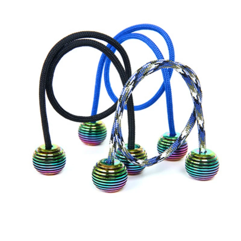 New Aluminum alloy begleri fidget toys worry beads finger skill paracord stress relief toys funny gifts