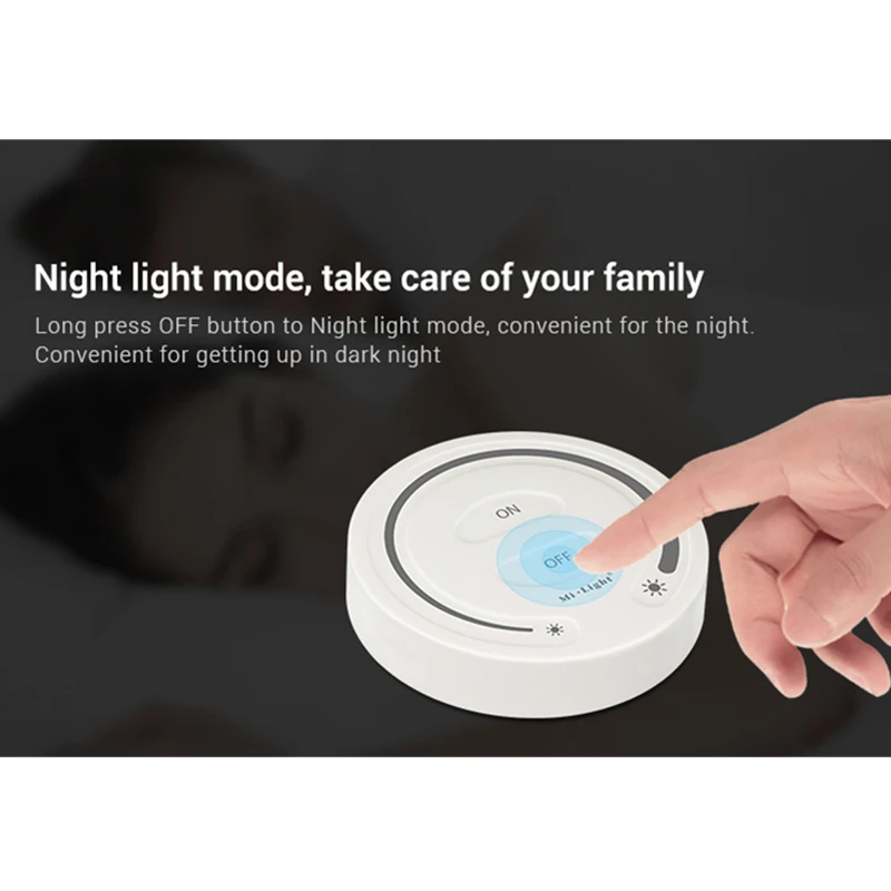 Miboxer FUT087 2.4G Wireless Touch Dimming Remote Dimmer Brightness Adjust LED Controller for Mi.light Dimming Bulbs Controller