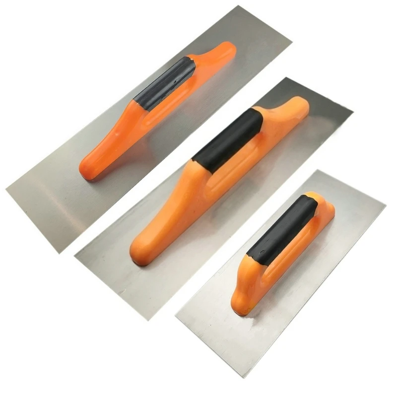 Professional Plaster Trowel Plastering Skimming Trowel Tile Flooring Grout Float Tiling Tool Wall Concrete Scraping Tool