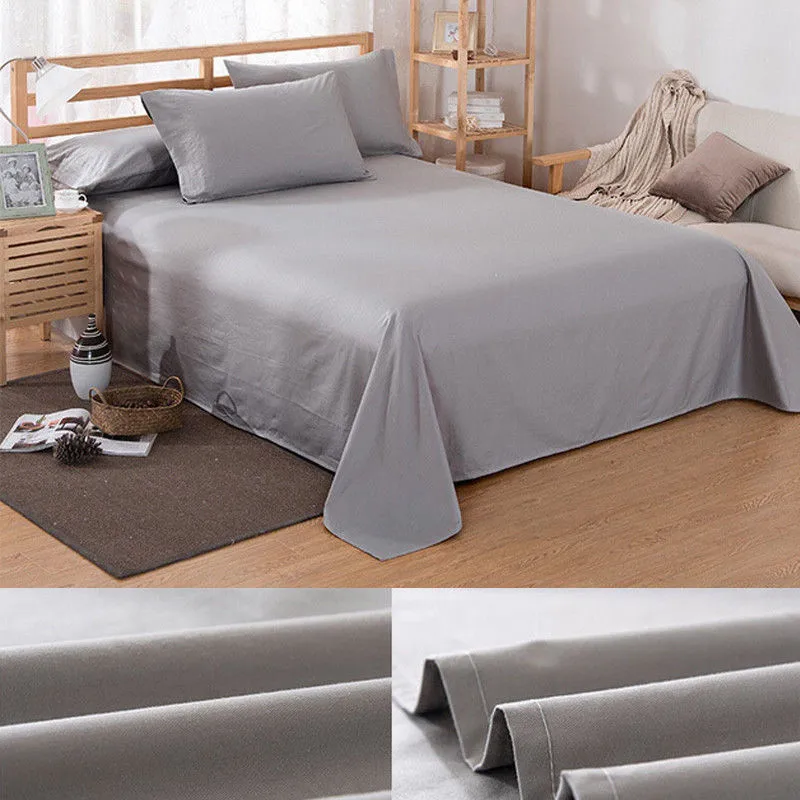 1PC duży rozmiar 160/ 200/ 250x230 cm łóżko dopasowane prześcieradło pokrywa jednolity kolor pełna podwójne, pełne królowa łóżko King-Size arkuszy
