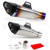 51mm Motorcycle Exhaust YOSHIMURA R11 Muffler pipe scarico echappement escape moto for gsr 600 crf 230 cb650f xj6 ltz 400