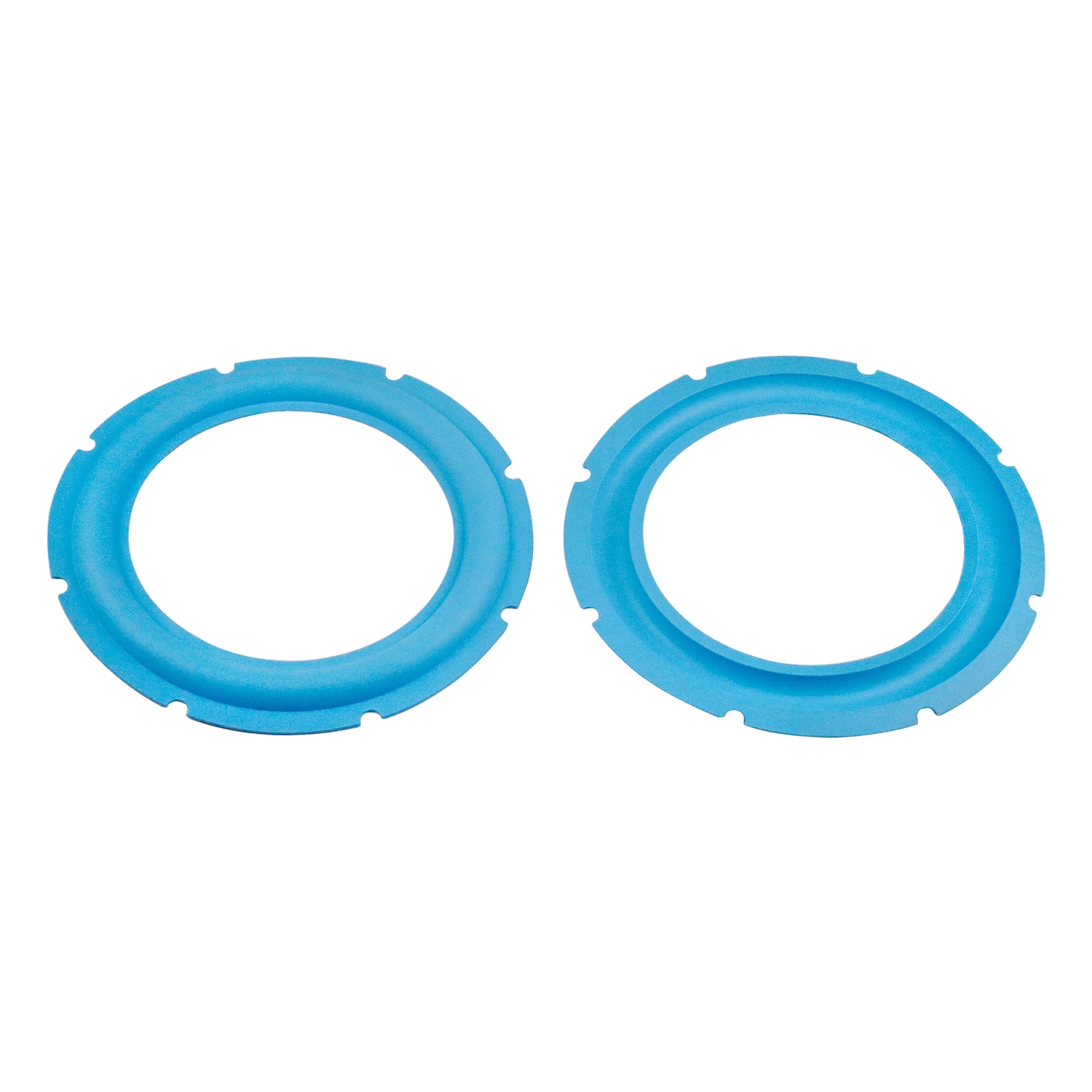 ลำโพงซับวูฟเฟอร์ขอบยางซ่อมแซมอะไหล่10นิ้ว240มม.Suspension สีฟ้าขอบแหวน2PCS