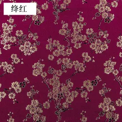 75 cm Brocade Imitation Silk Pattern Fabrics Jacquard Garment Fabric Sewing Dress Needlework Material