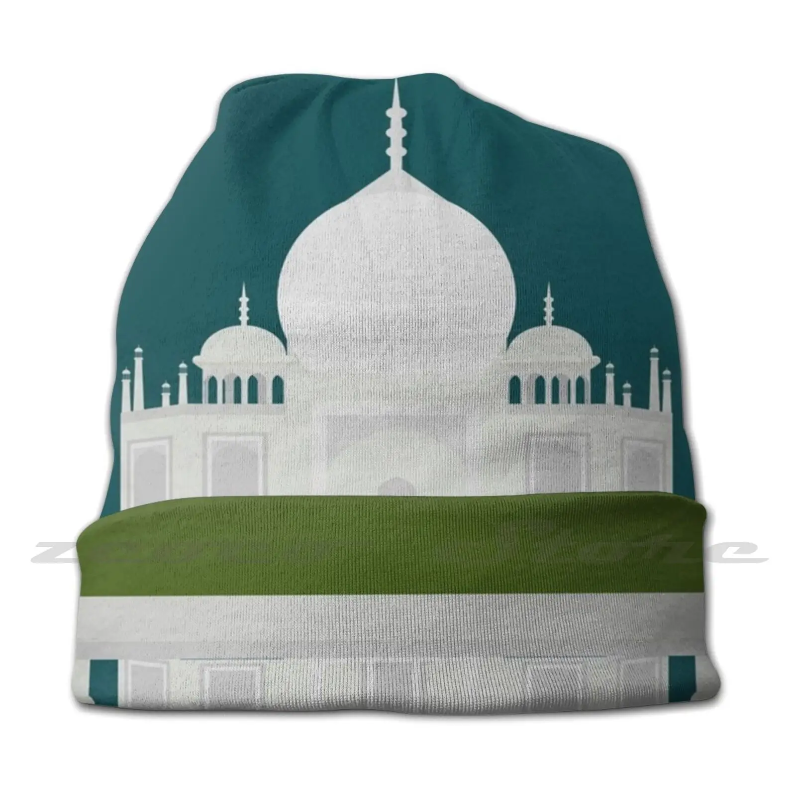 Taj Mahal Adult Kids Knit Hat Hedging Cap Outdoor Sports Breathable India Colors Taj Mahal Beautiful Love Marriage Wife Couple