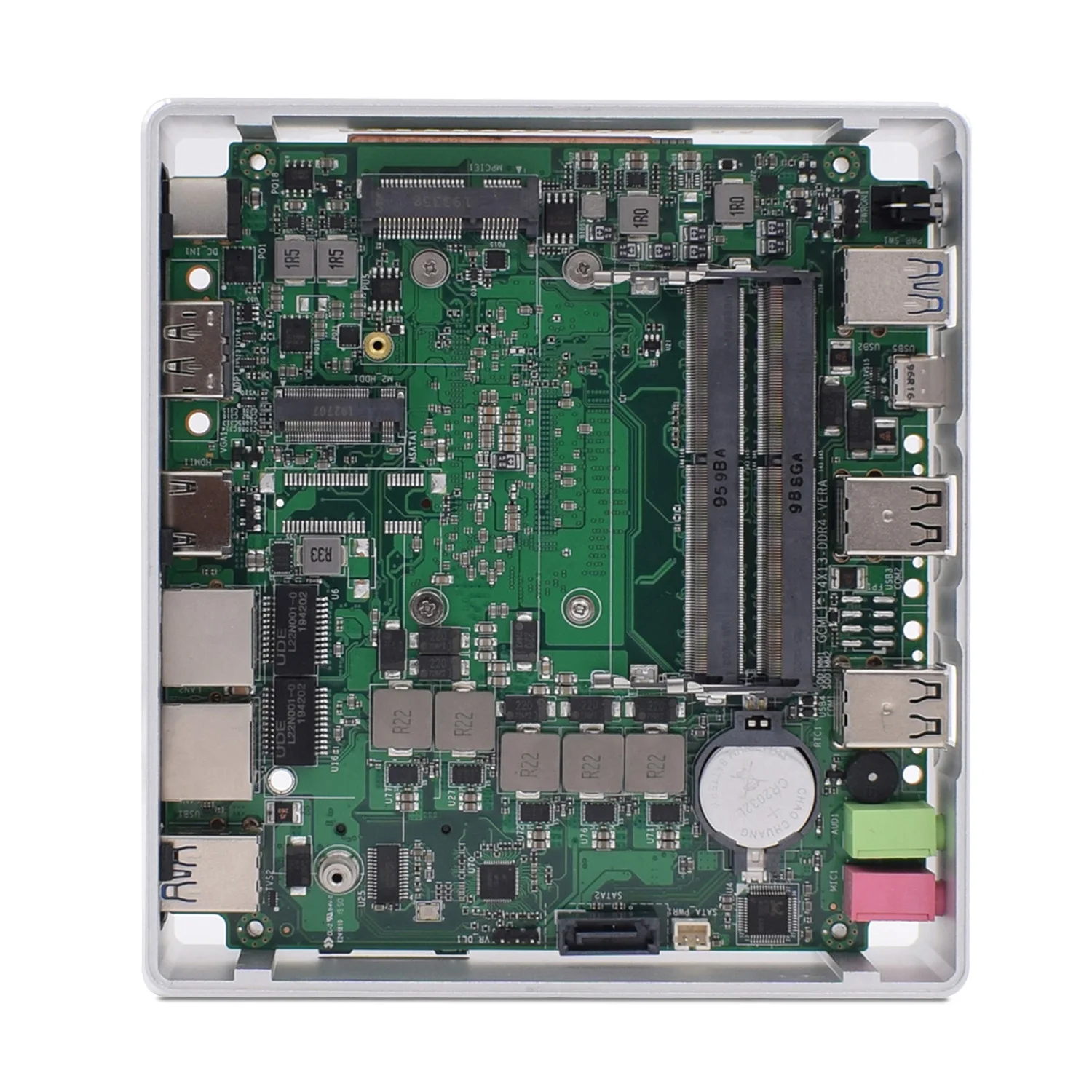 Mini ordenador de bolsillo con procesador Intel i7, 10510U, 8550U, Quad Core, DDR4, M.2, NVMe, NUC, Win10 Pro, Linux, WiFi, SD, última generación