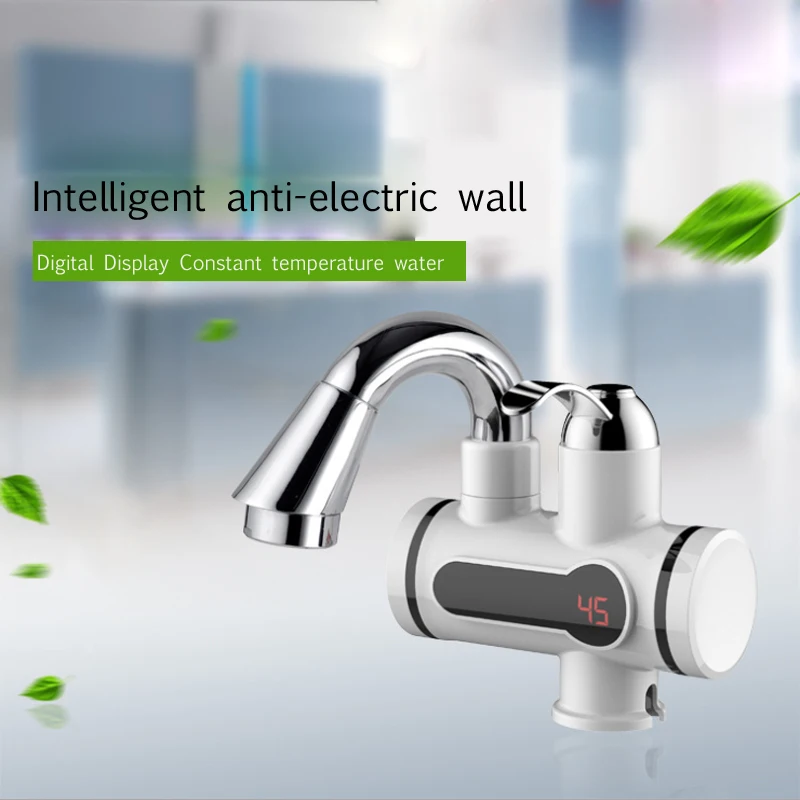 Chì Sức Khỏe Nóng Lạnh Màn Hình Hiển Thị Kỹ Thuật Số Nóng Lạnh Điện Vòi Tiện Lợi Và Thiết Thực Làm Nóng Nhanh Vòi Nước 220V