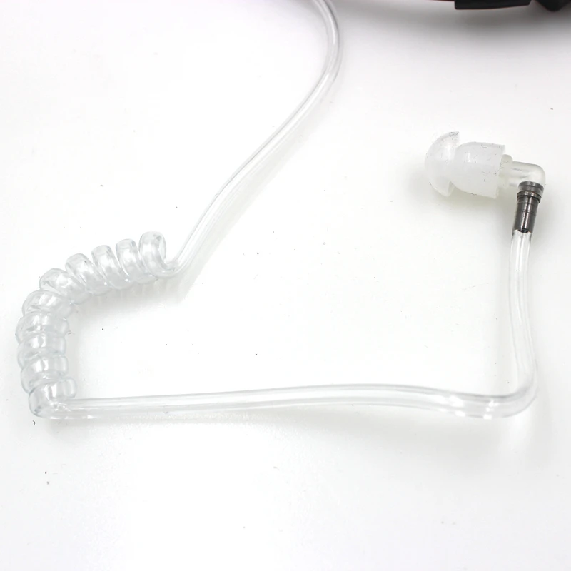 Auriculares telescópicos con micrófono de garganta ajustable para Motorola, Radio de 2 vías, PRO1150, PRO2150, CP040, GP68, GP88, GP300, GP2000