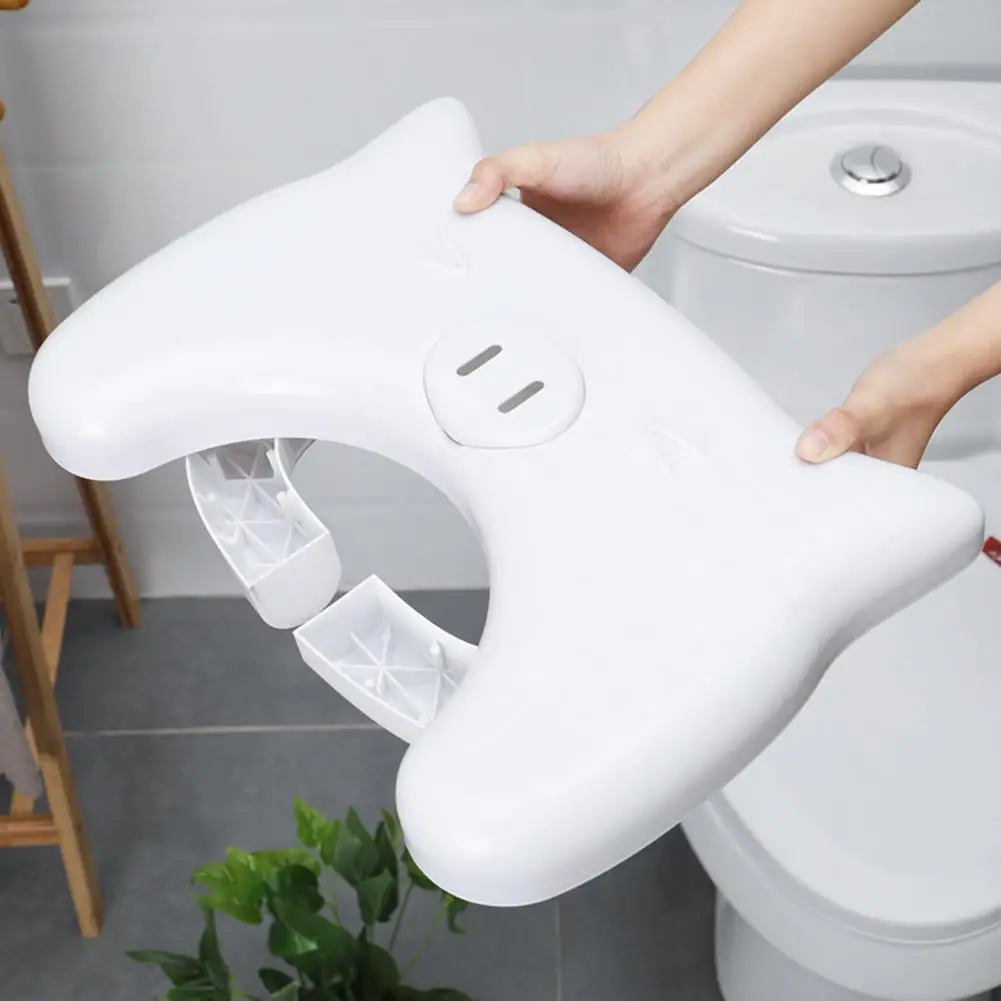 2020 New Cartoon Piggy Bathroom Toilet Stool Collapsible Step Footstool Toilet Assistance And Safety Aid Accessories