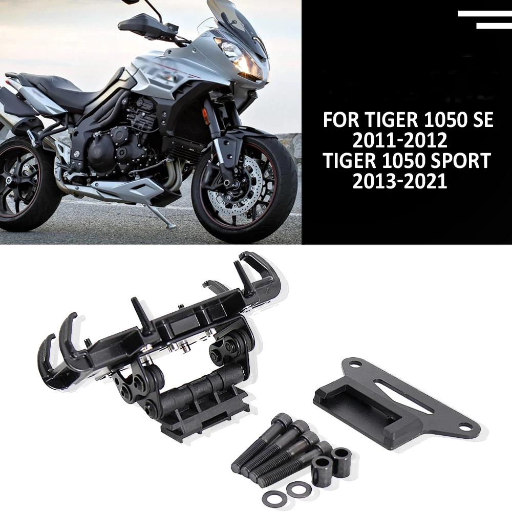 

Подходит для Tiger 1050 SE/Sport 2013-2021 мотоциклетный навигатор GPS-навигатор пластина Кронштейн Адаптерный держатель комплект подходит для 1050SE 2011-2012