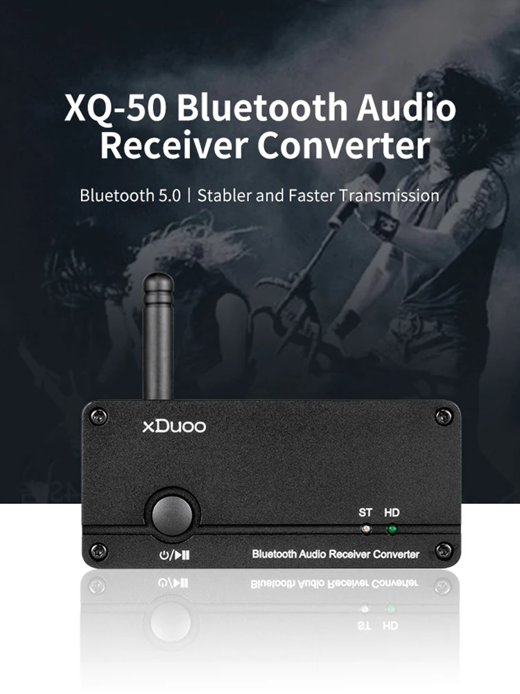 XDUOO XQ50 برو/XQ-50 ES9018K2M USB DAC Buletooth 5.0 استقبال الصوت محول دعم aptX/SBC/AAC تجديد شباب DAC/أمبير