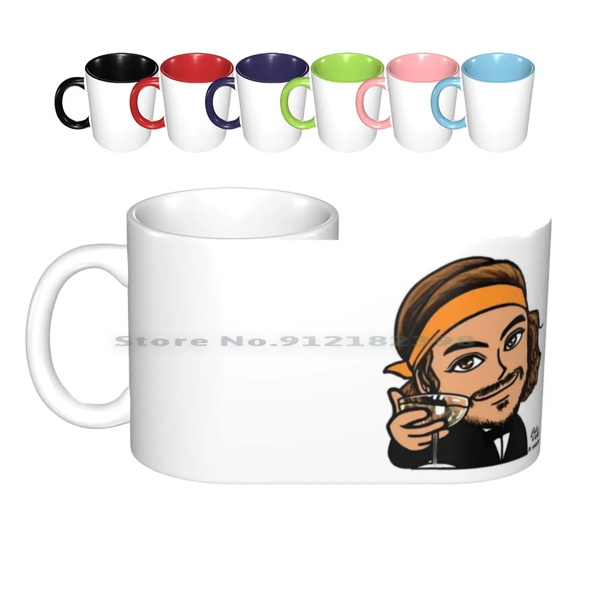 Tsitsipas Ceramic Mugs Coffee Cups Milk Tea Mug Tennis Tennis Pro Atp Greece Next Gen Tsitsipas Tsitsimask Creative Trending