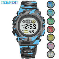 SYNOKE  Kids Watches for Kids Children Digital Sport Camouflage Military  Regalos Para Fiestas De Ninos Education Watch