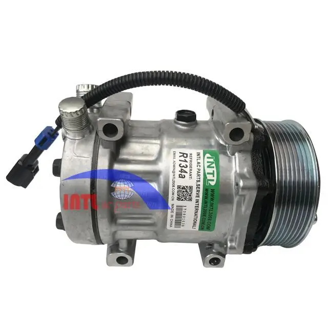 Sanden 7H15 7S15 709 SD709 SD7H15 8083 auto ac compressor for Kenworth Truck 8pk 12v