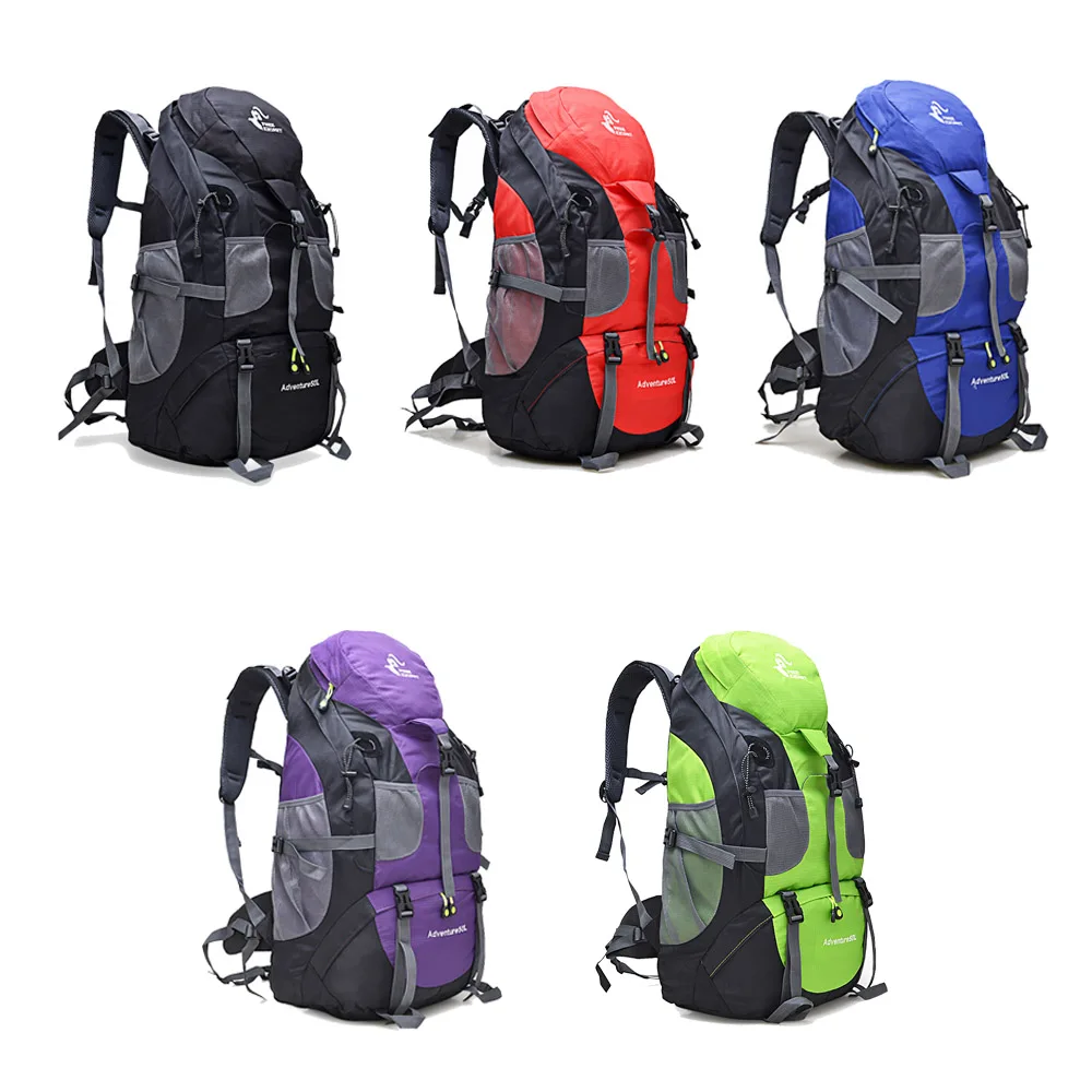 50L & 60L Outdoor Backpack Camping Climbing Backpacks Waterproof Mountaineering Hiking Backpacks Travel Molle Sport Trekking Bag