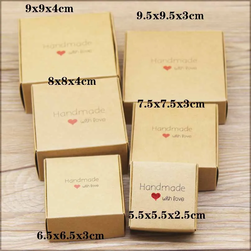 10pcs DIY Handmade gifts box with window Marbling style paper candy boxes cake Package For Wedding home party suppiles