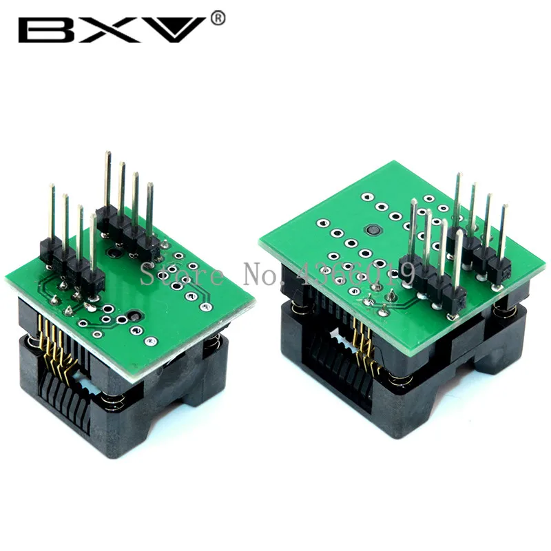 10pcs SOP8 to DIP8 SOP8 turn DIP8 SOIC8 to DIP8 IC socket Programmer adapter Socket for wide 150mil /200mil