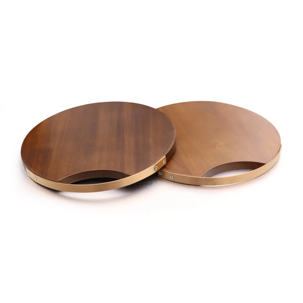 Jaswehome-bloques de cortar de madera de Acacia, plato de comida de madera para cocina, Pizza, pan de Sushi, bandeja entera, tabla de cortar, tablas de queso