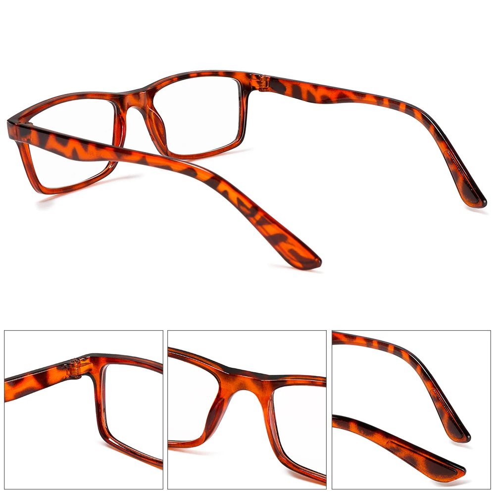 Ultralight PC Frame Reading Glasses Unisex Portable Presbyopic Anti-skidding Eyeglasses High-definition Vision Care +1.0~+4.0