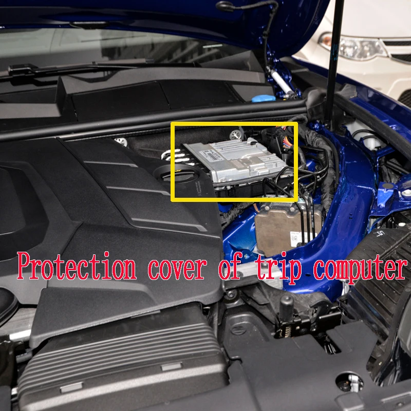 Car Styling For New Touareg ABS Engine Compartment 2019 2020 2021 2022 Driving Computer Protective Cover