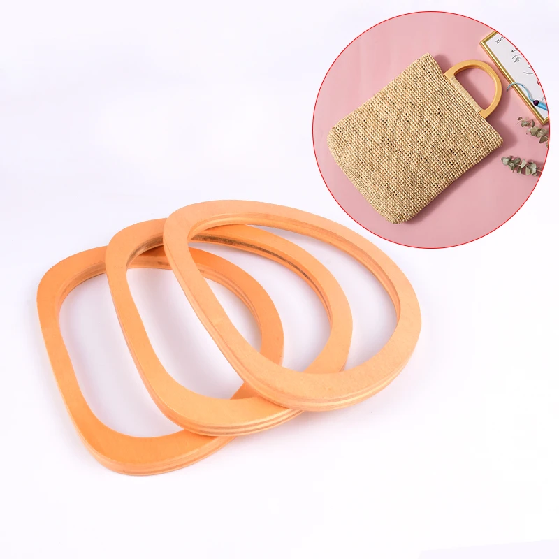 Bag Handle,Wood Handle For Woman Bag, DIY Purse Handbag Material