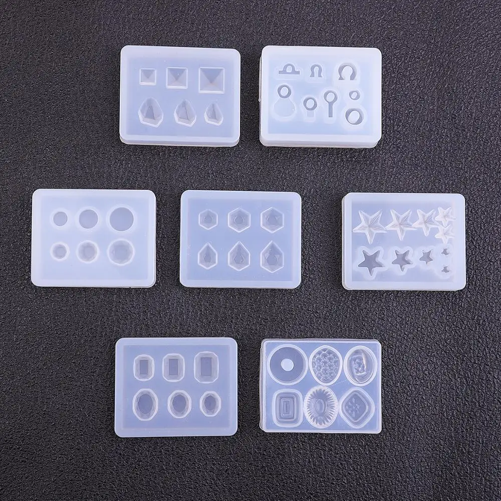 1pcs Liquid Silicone Mold Resin Casting Molds for Epoxy UV DIY Resin Pendant Necklace Lanugo Craft Jewelry Making Handmade Tools