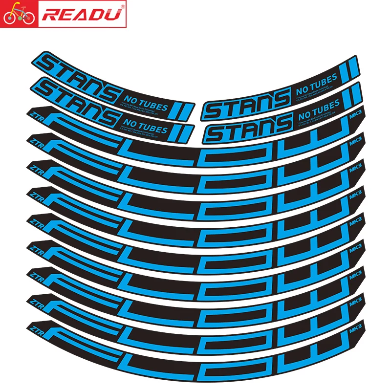 2020 NOTUBES flow MK3 mountain wheel stickers MTB rim decal Bicycle Accessories