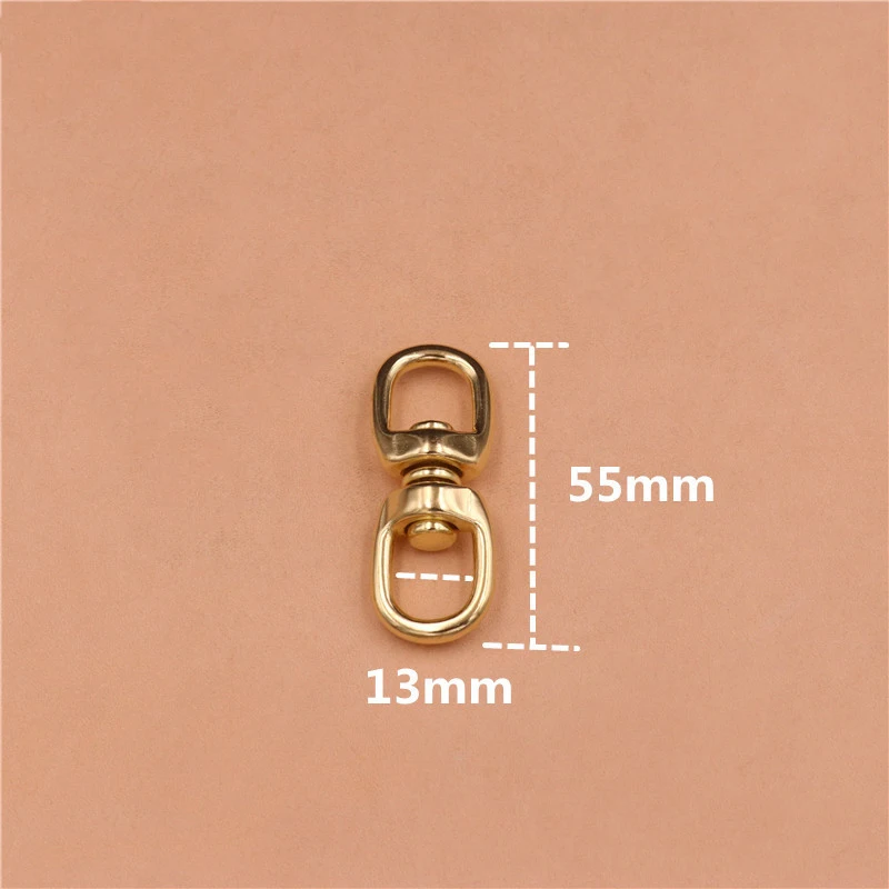 1piece Solid Brass Swivel Eye Rotating Connector \