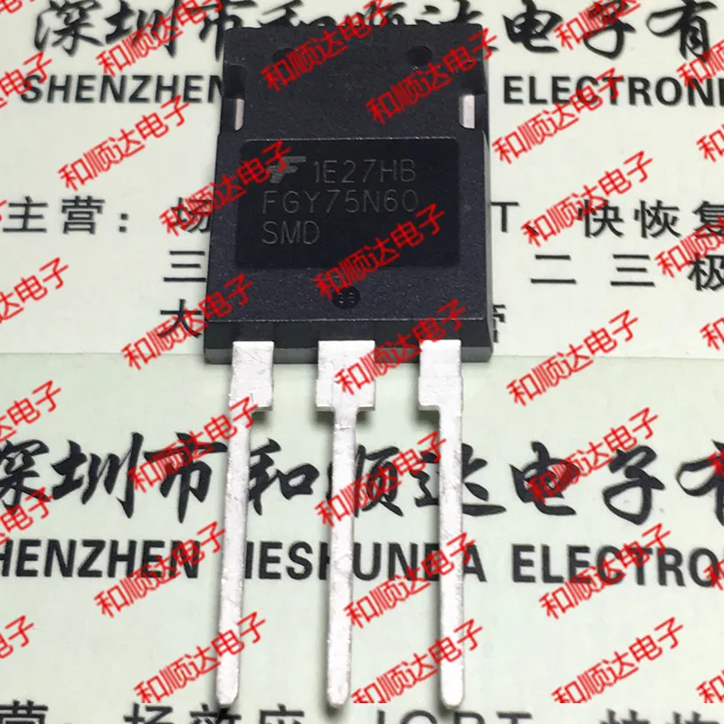 

10PCS FGY75N60SMD TO-247 IGBT 600V 75A