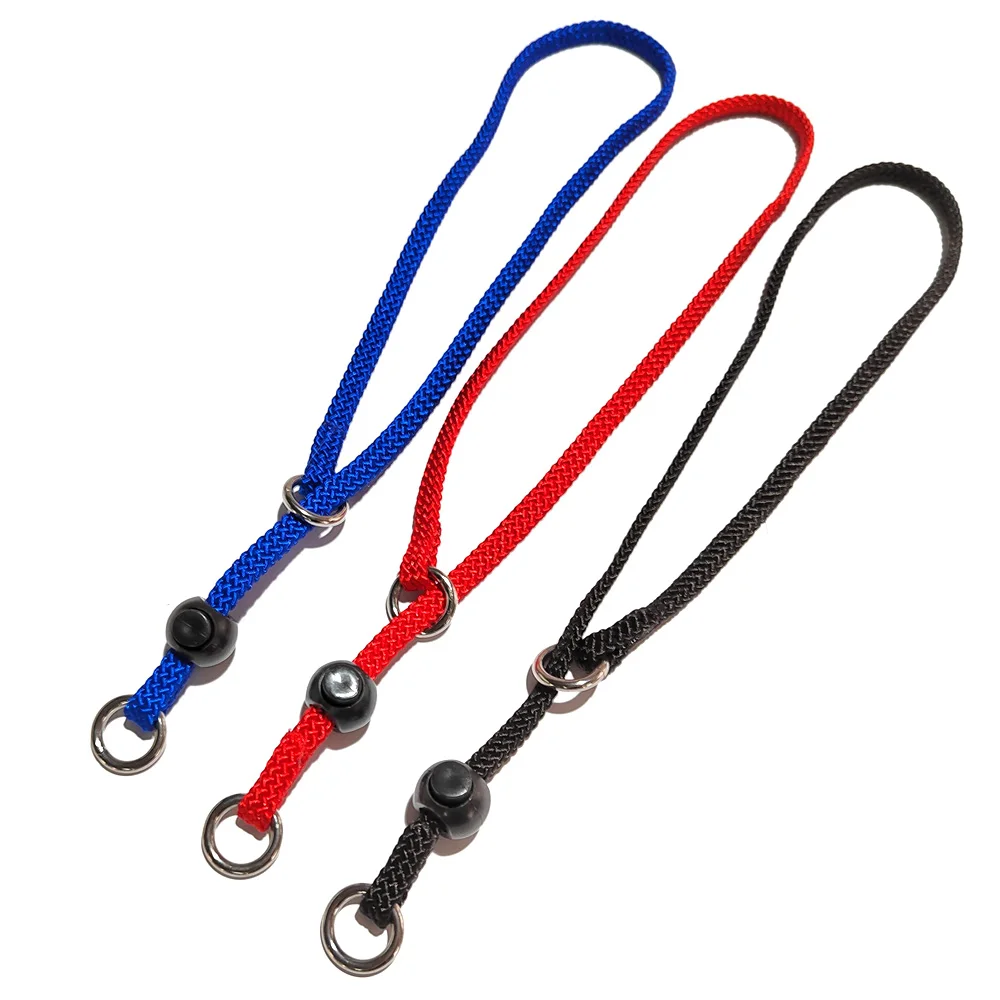 Dog Pinch Collar Pet Adjustable Knitting Nylon Collar with Control Buckle Necklace for Small Medium Large dogs Pet Supplies