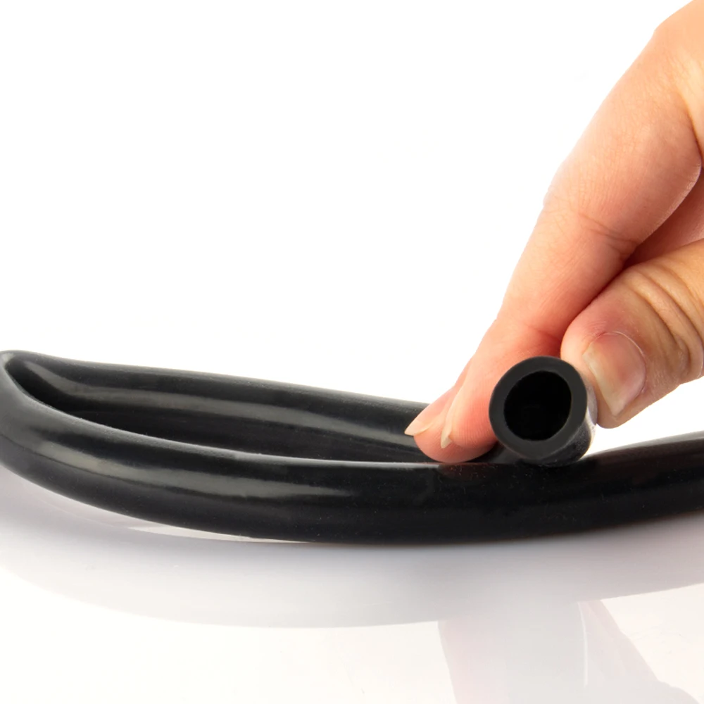 1/2/3/5/10M 2-25mm Inside Dia Nitrile Rubber Smooth Fuel Tube Petrol Diesel Oil Line Hose Pipe Black NBR Tubing