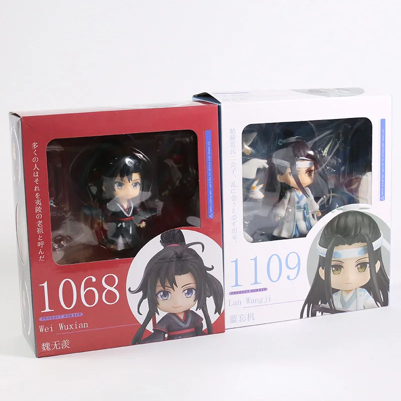 Wei WuXian 1068 Lan Wangji 1109 Mo Dao Zu Shi Фигурка Коллекционная модель игрушки Q версия кукла в подарок