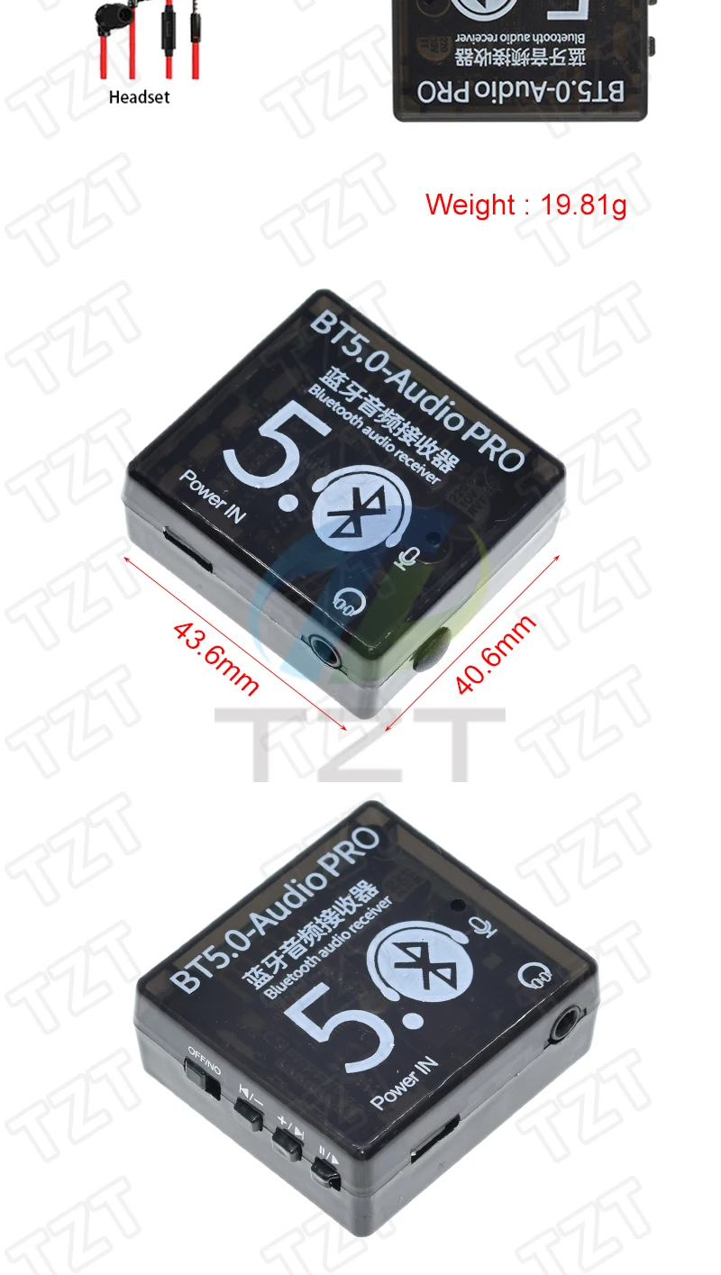 1/3 Stück Bluetooth-Audio-Empfängerplatine Bluetooth 5.0 MP3 Verlustfreie Platine Drahtloses Stereo-Musikmodul mit Leistungsverstärker – Detail 38