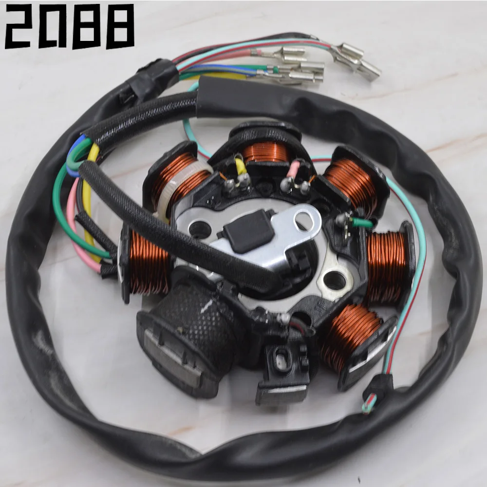 Motorcycle 5 Wire 7 1/2 Poles For Honda CG125 ZJ125 CG ZJ 125 125cc Magneto Stator Coil Generator Spare Parts