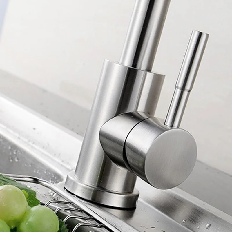 VEHHE Stainless Steel Kitchen Faucet Kitchen Sink Hot And Cold Faucet Basin Sink Standard Kitchen Faucet