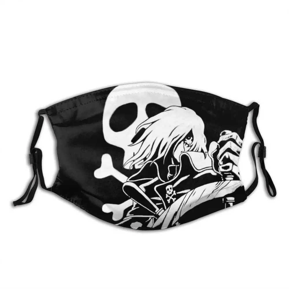 

Harlock - White Adult Kids Anti Dust Filter Diy Mask Captain Harlock Capitan Harlock Japan Anime Manga 1970 Vintage Retro Space