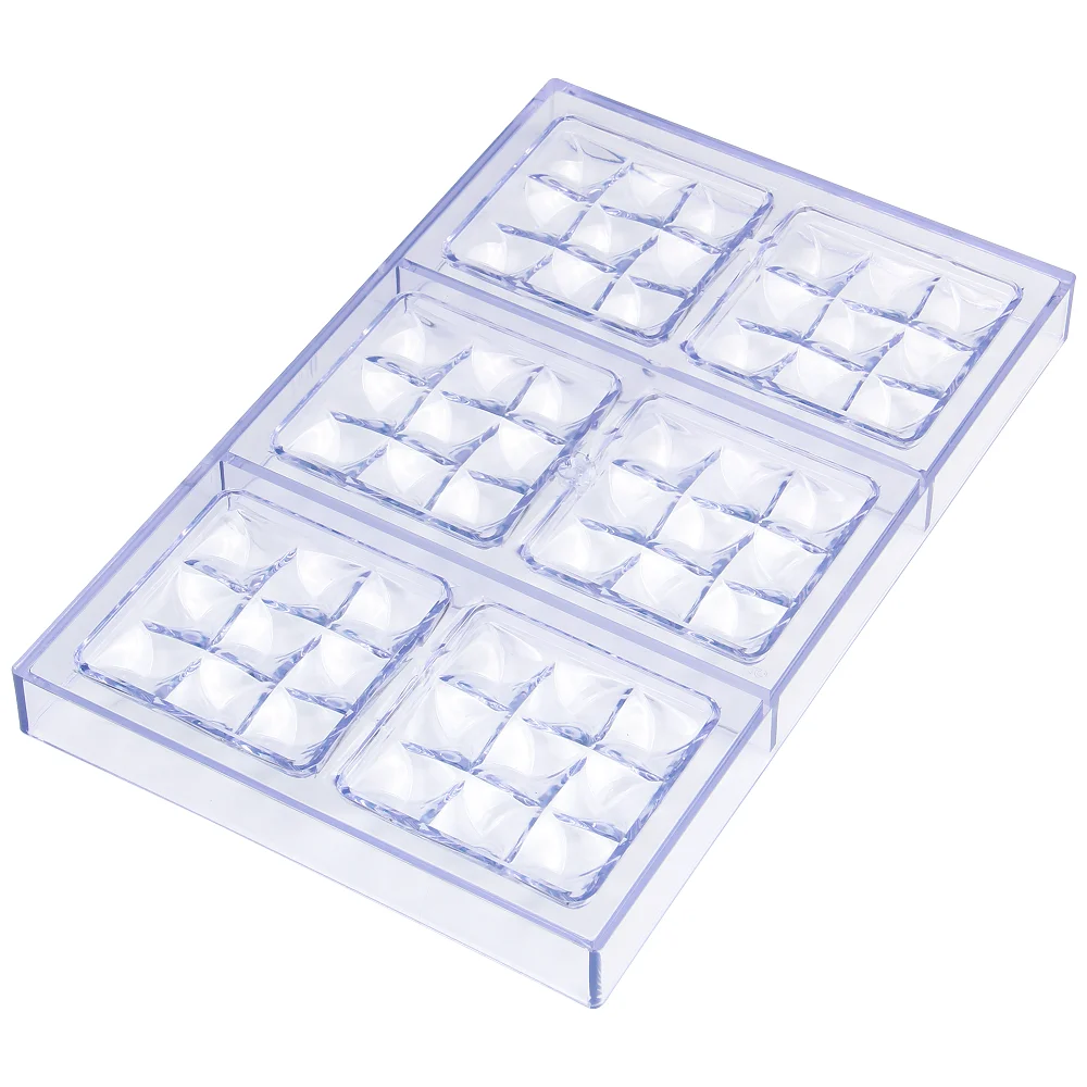 MRF New Plastic Square Pattern Shapes DIY Baking Chocolate Mold CC0085