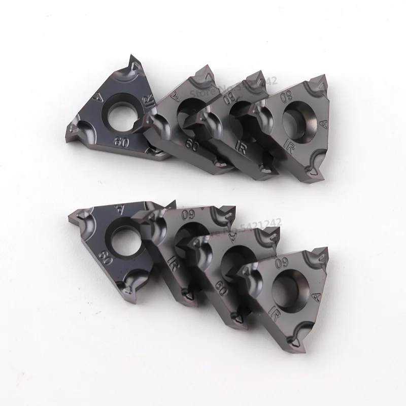 10 Buah 16ERM 16IRM 11IRM AG60 A60 G60 IC908 22ERM Asli 60 Sudut Alat Putar Benang Sisipan Karbida CNC Alat Putar Bubut