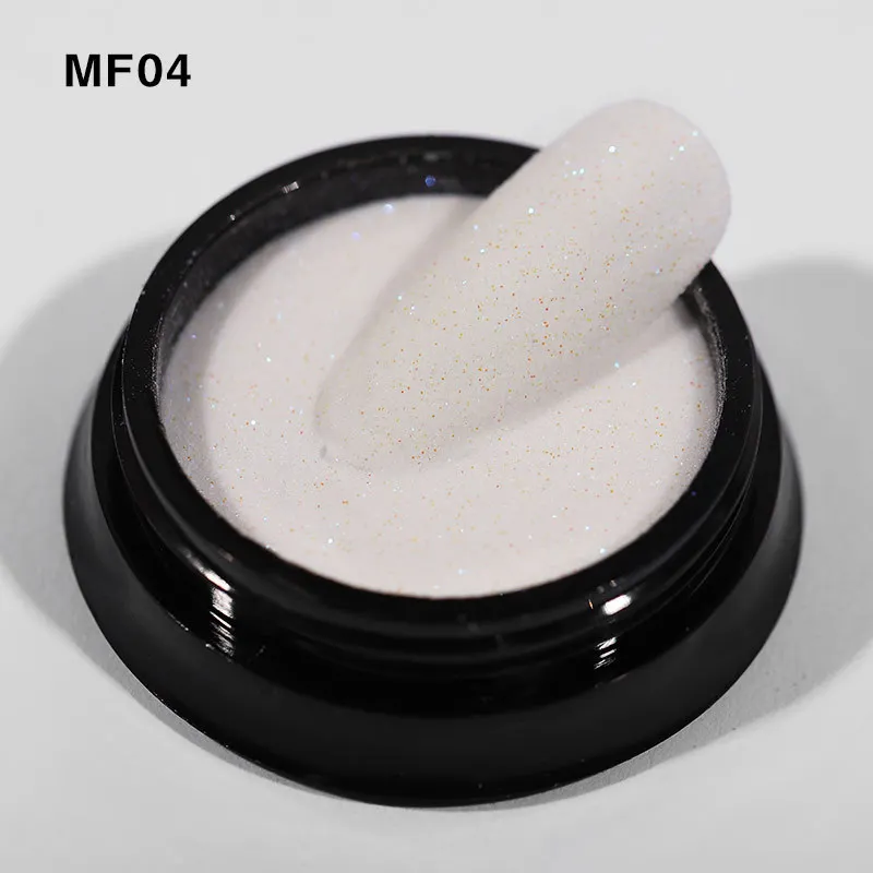 Glänzendes Puder, Pailletten, Glitzer, Nagelkunst-Dekorationen, laserleuchtendes Pigmentstaub für Maniküre - 1 Box – Detail 4