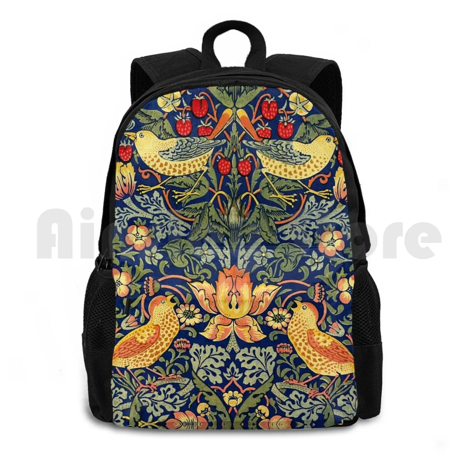 

William Morris-Strawberry Thief Outdoor Hiking Backpack Riding Climbing Sports Bag William Morris Morris William Morris