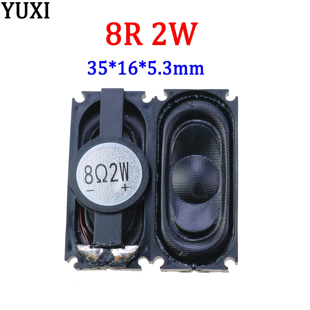 

YUXI 2W 8R 8 ohm 35*16*5.3MM 1635 Oval Tablet Phone MP3 Loudspeaker Lot Acoustic Speaker 3516