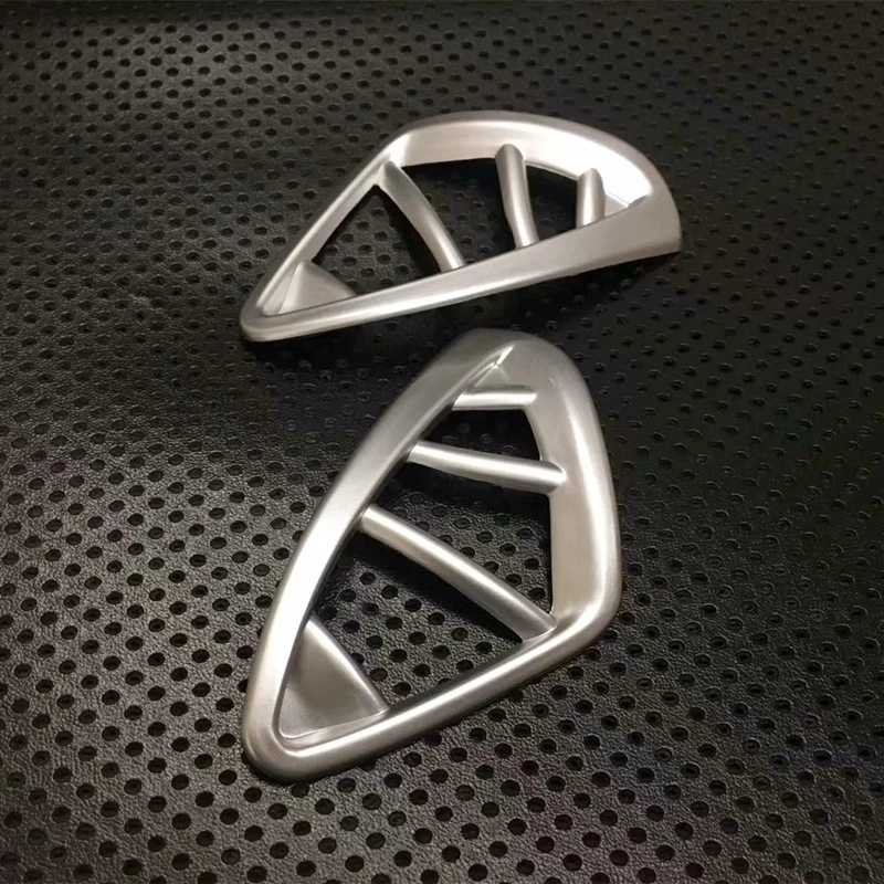 ABS Chrome For Renault Captur 2015 -2017 decoration Styling Accessories Stickers fron Air Condition outlet Vent frame cover trim