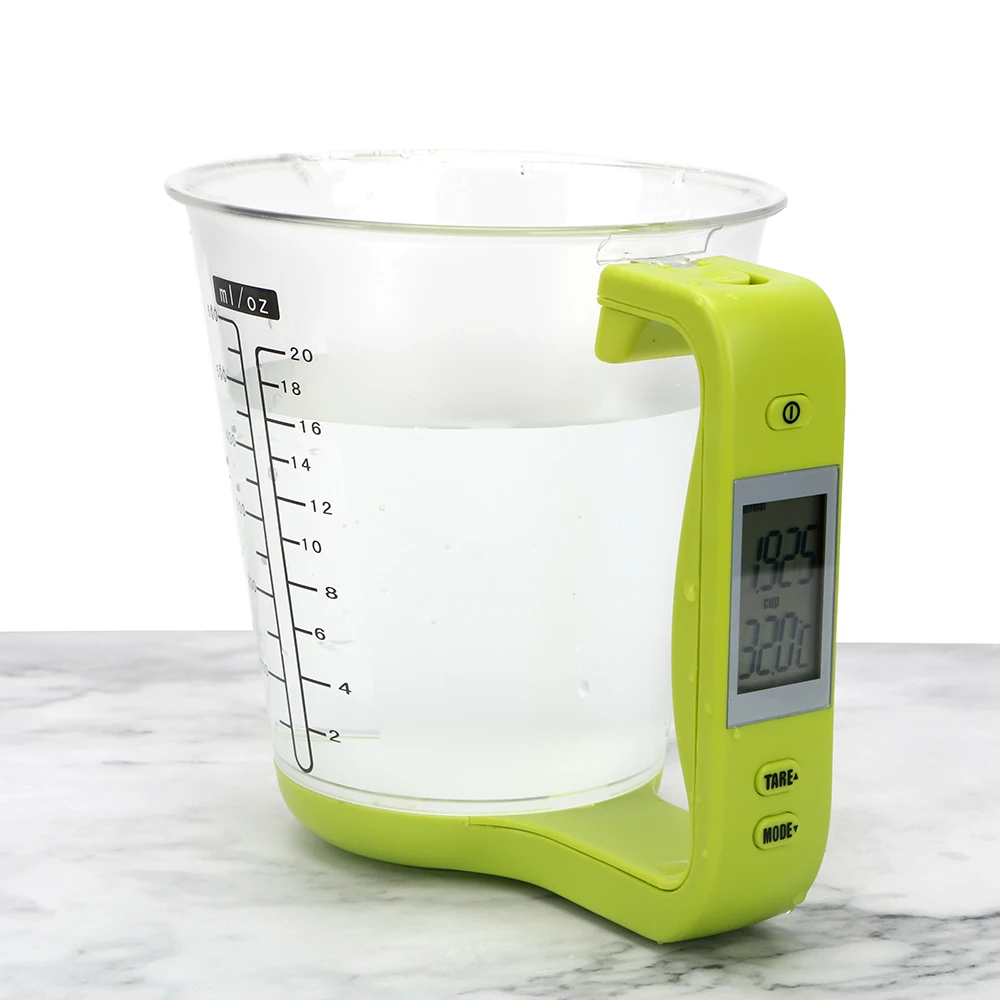 Electronic Hostweigh LCD Display Kitchen Scales Beaker Measuring Cup Temperature Measurement Cups Kitchen Cooking Baking Tools