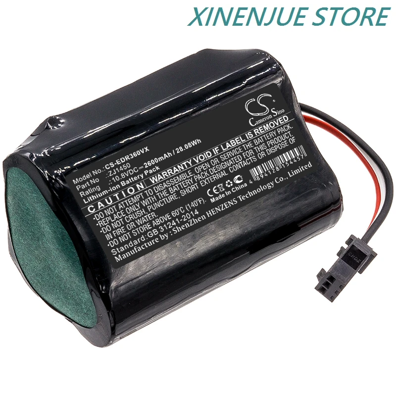 Robot Vacuum Cleaner Battery 10.8v/2600mAh/3400mAh DA60-Darfon,ZJ1450 for Ecovacs D36A,D36B,D36C,D36E,DA60,DA611,DB35,TCR360