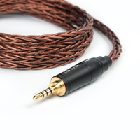 KBEAR 8 Core Oxygen-free Copper Earphone Cable For Metal 2PIN/MMCX/QDC/TFZ Connector Use For KZ ZSN/ZSN PRO AS10 BL-03 Headphone