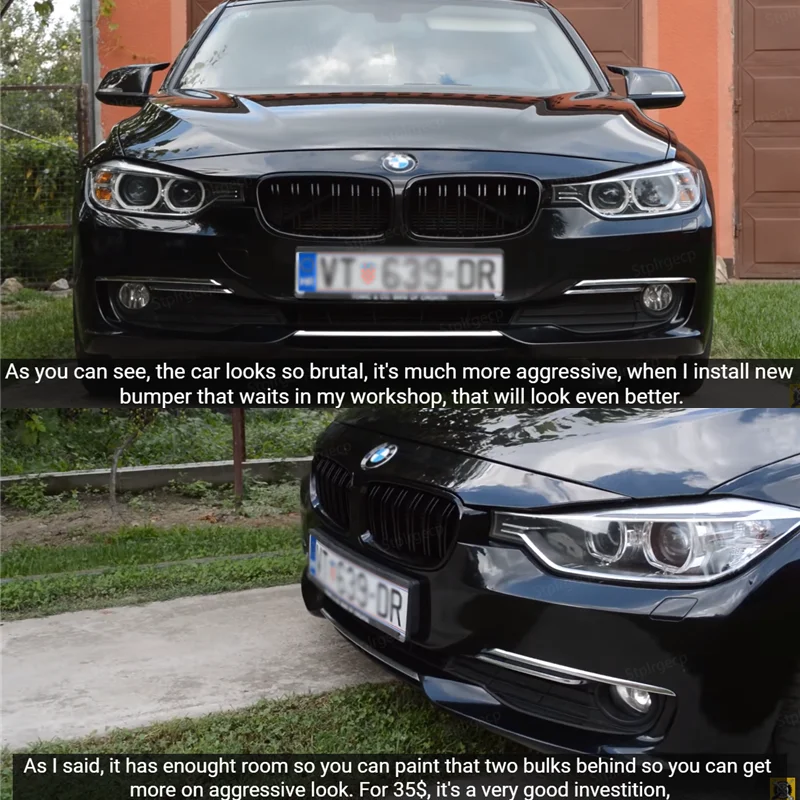 Gloss Black Car Front Kidney Grille Grill for BMW 3 series F30 F31 F35 316i 318i 320i 328i 330i 335i 340i 330e 316d  2011-2019