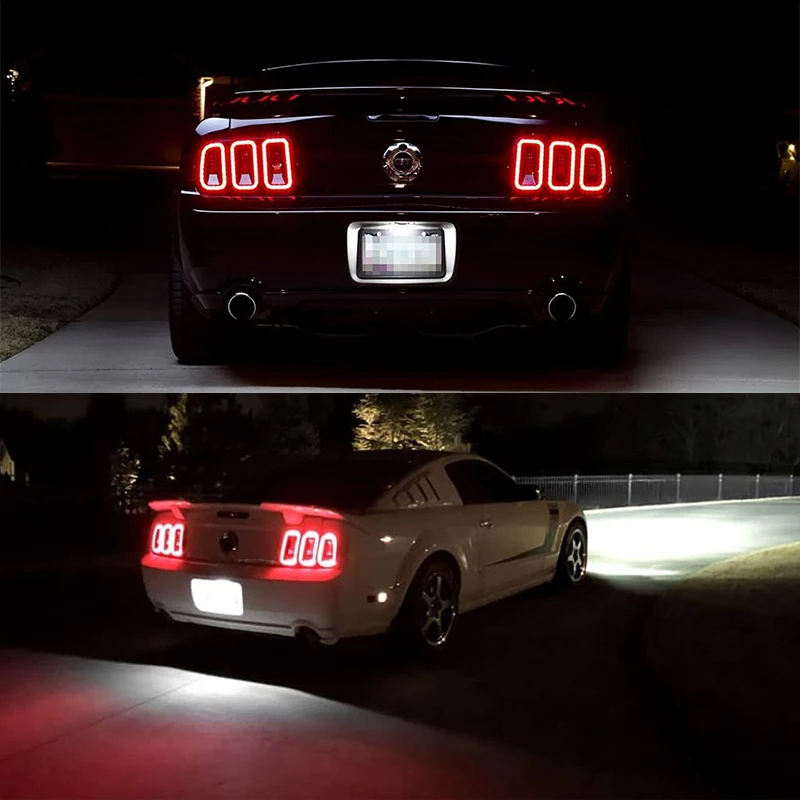 Troisième Feu de Stop 1 Pièces Voiture LED 12V pour Ford pour Mustang Super Lumineux Troisième