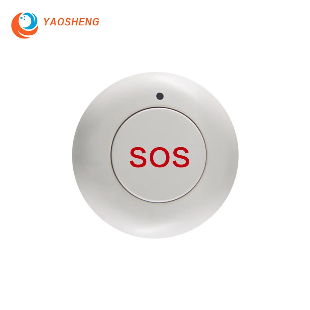 Home Security Alarm System Smart Wireless SOS Emergency Panic Button for Solar Powered Outdoor Siren