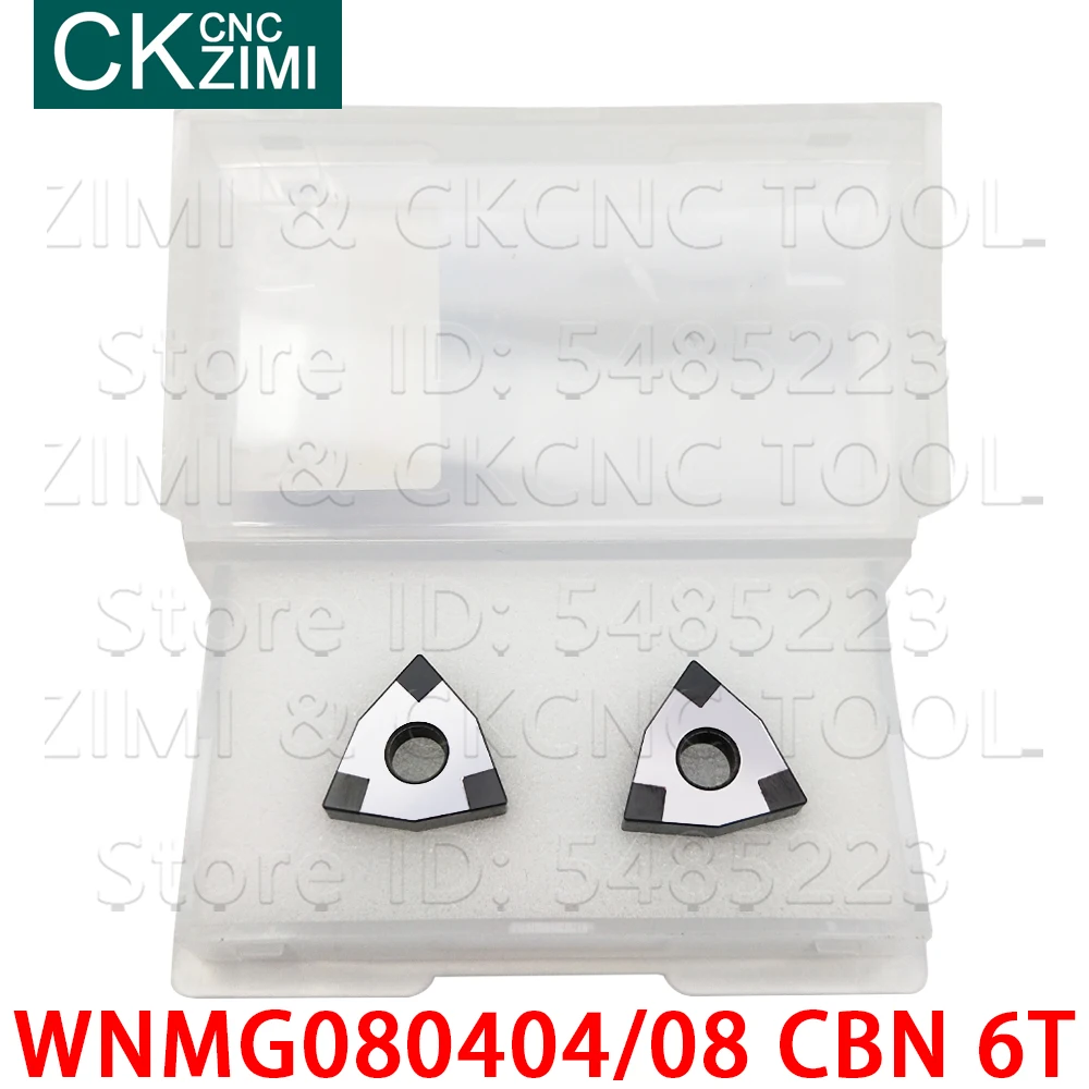 WNMG080404 CBN 6T WNMG080408 CBN 6T Boron Nitrida Pisau Mengubah Sisipan Karbida Mengubah Cutting CNC Logam Mesin Bubut Alat untuk Baja