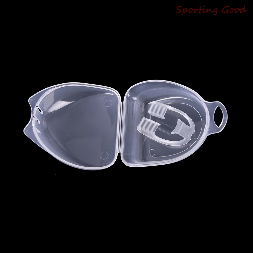 1Pc Silicone Dental Mouth Guard Stop Teeth Grinding Bruxism Eliminate Clenching Sleep Aid for for Boxing Basketball