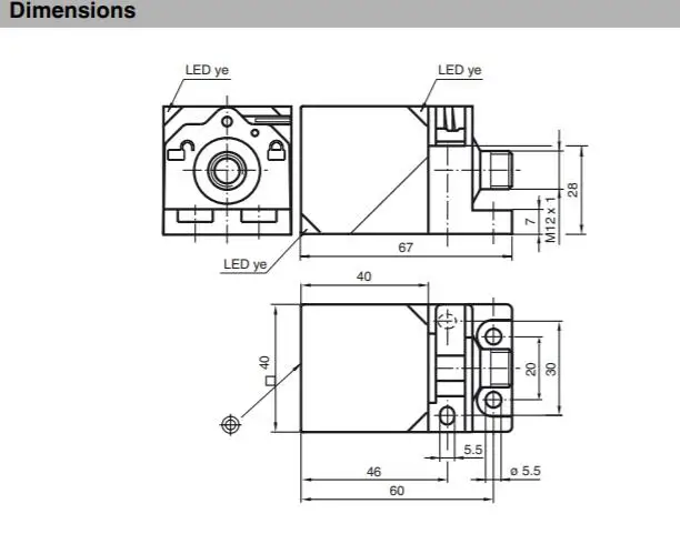 NBB inductive proximity switch 182169 NBB20-L2-Z0-V1 PA | 20mm